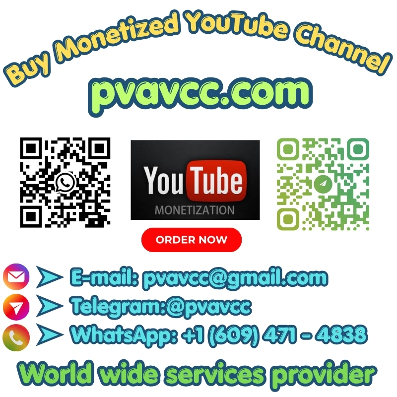 Buy Monetized YouTube Channel