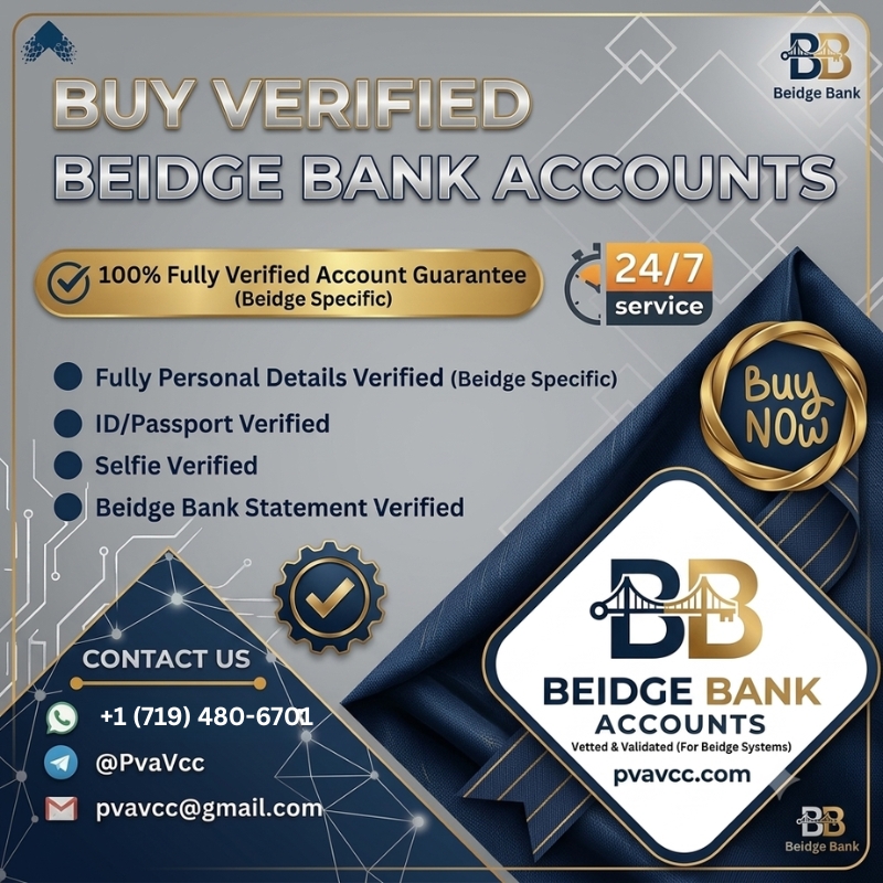 Buy Verified Beidge bank Accounts