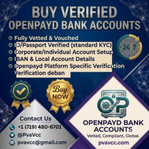Buy Verified Openpayd bank Accounts