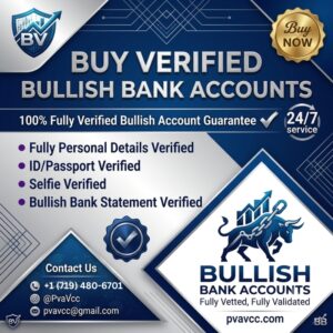 Buy Verified bullish bank Accounts